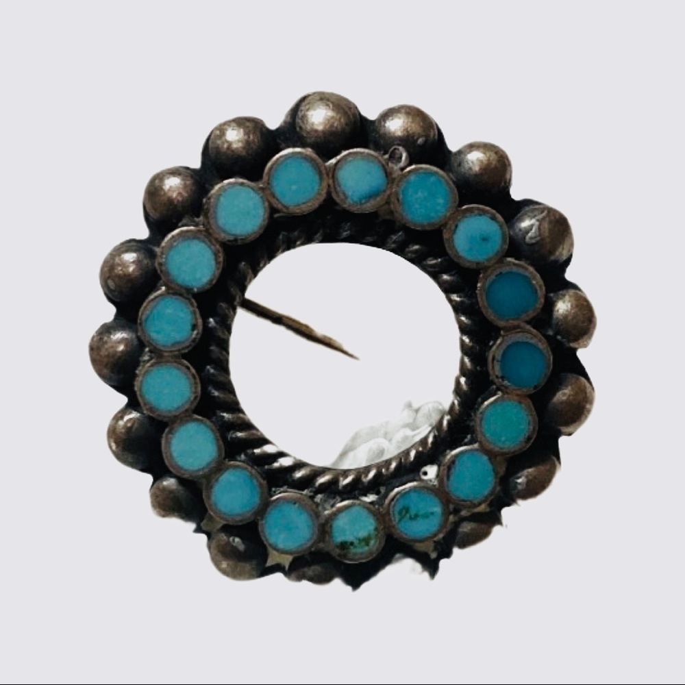Vintage Turquoise Pin